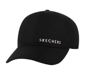 SKECH-SHINE FOIL BASEBALL HAT, BBBBLACK