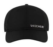 SKECH-SHINE FOIL BASEBALL HAT, BBBBLACK