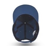 SKECHWEAVE DIAMOND SNAPBACK HAT, TEAL/NAVY Accessories Bottom View