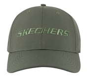 TEAERSTOP SKECHERS SNAPBACK HAT, OLIVE Accessories Bottom View
