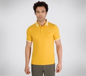 SS BUTTON DOWN POLO, YELLOW