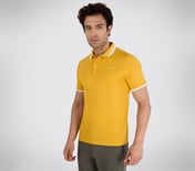SS BUTTON DOWN POLO, YELLOW