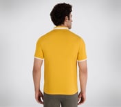 SS BUTTON DOWN POLO, YELLOW