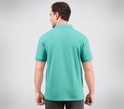 OASIS TIPPING POLO, AQUA/LIME