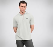 OASIS TIPPING POLO, GREY/LAVENDER Apparel Right View