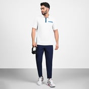 OASIS TWILL PLACKET POLO, WWWHITE