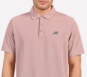 SKECHERS ESSENTIAL POLO, HOT PINK/GRAY