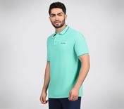 SKECHERS EVERYDAY POLO, YELLOW/AQUA