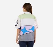 ENGINEERED PRINT HS SHIRT, WHITE