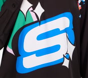 ENGINEERED PRINT FS SHIRT, BLACK