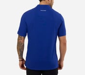 MI FAN LOGO POLO, BLUE/WHITE Apparel Left View