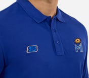 MI FAN LOGO POLO, BLUE/WHITE Apparel Right View