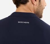 MI FAN LOGO POLO, LT.GRAY/NAVY Apparel Right View