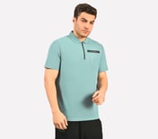 ZIP CLOSURE POLO, SAGE