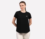 PERFORMANCE BOXY FIT T SHIRT, BLACK
