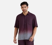 MENS MONOGRAM SHIRT, NAVY
