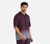 MENS MONOGRAM SHIRT, NAVY