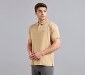 HIGHLANDER FRONT ZIPPER POLO, WHISKEY