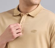 HIGHLANDER FRONT ZIPPER POLO, WHISKEY