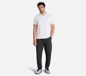 TONAL PANEL GOLF POLO, WHITE