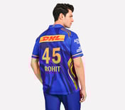MUMBAI INDIANS: IPL REPLICA JERSEY 2025, ROYAL/NAVY/LIME Apparel Left View