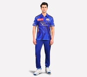 MUMBAI INDIANS: IPL REPLICA JERSEY 2025, ROYAL/NAVY/LIME Apparel Right View