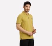 COMFORT FIT POLO, TAUPE/SILVER