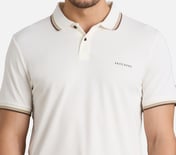 CLASSIC TIPPING POLO, WHITE