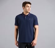 MENS CONTRAST INNER PLACKET P, NAVY