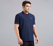 MENS CONTRAST INNER PLACKET P, NAVY
