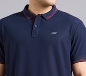 MENS CONTRAST INNER PLACKET P, NAVY