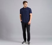 MENS CONTRAST INNER PLACKET P, NAVY
