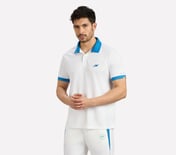 MENS CRICKET POLO, WHITE