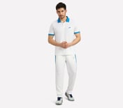MENS CRICKET POLO, WHITE