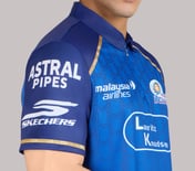 MUMBAI INDIANS IPL MEN'S FAN JERSEY 2026, ROYAL/NAVY/LIME