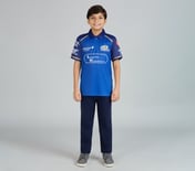 MUMBAI INDIANS IPL KID'S FAN JERSEY 2026, ROYAL/NAVY/LIME