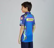 MUMBAI INDIANS IPL KID'S REPLICA JERSEY 2026, ROYAL/NAVY/LIME