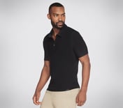 GODRI ALL DAY SOLID POLO, BBBBLACK