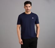 SS CREWNECK T-SHIRT-2PC PACK, BLACK/GUNMETAL/BLUE