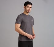 SS LARGE PERFORATED T-SHIRT, SAGE