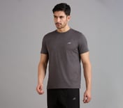 SS LARGE PERFORATED T-SHIRT, SAGE