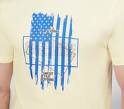 SS CHEST GRAPHIC T-SHIRT, NATURAL WHITE Apparel Right View