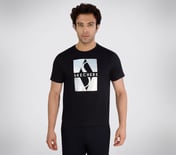 SS FOIL SKECHERS T-SHIRT, BBBBLACK