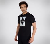 SS FOIL SKECHERS T-SHIRT, BBBBLACK