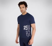 SS SKX GRAPHIC T-SHIRT, NAVY