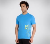 SS SKX GRAPHIC T-SHIRT, PERIWINKLE