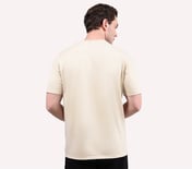 OASIS SKX STAMP TEE, OFF WHITE/GREY Apparel Left View