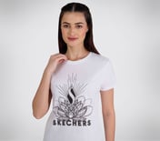 STUD EMBELLISHED ROUND NECK TSHIRT, WWWHITE Apparel Right View