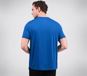 CORE VARSITY DOODLE TEE, BLACK/SILVER/ROYAL