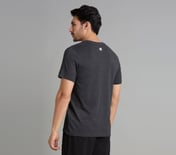 SS CREWNECK T-SHIRT, BLACK/CHARCOAL Apparel Bottom View